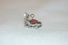 Load image into Gallery viewer, Constellation Multi Gemstone Ring
