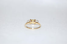 Load image into Gallery viewer, Three Pearl and Diamond Ring