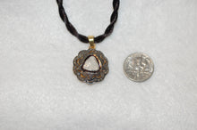 Load image into Gallery viewer, Antique Style Bold Scroll and Filigree Diamond Necklace