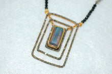 Load image into Gallery viewer, Art Deco Labradorite Necklace