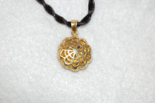 Load image into Gallery viewer, Antique Style Bold Scroll and Filigree Diamond Necklace