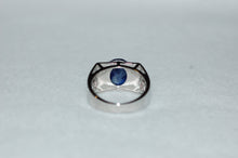 Load image into Gallery viewer, Sapphire Lattice Ring
