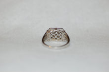 Load image into Gallery viewer, Nine Stone Diamond Signet Ring