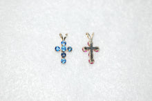 Load image into Gallery viewer, Gemstone Cross