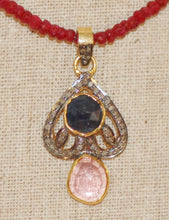 Load image into Gallery viewer, Sapphire Petal Necklace