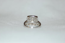Load image into Gallery viewer, Six Stone Geometric Stained Glass Diamond Ring
