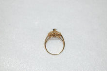 Load image into Gallery viewer, Marquis Sapphire and Diamond All Around Ring