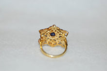 Load image into Gallery viewer, Sapphire Star Ring