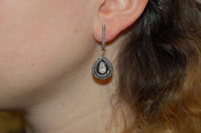 Load image into Gallery viewer, Large Diamond Tear Drop Earrings
