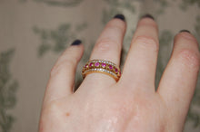 Load image into Gallery viewer, Pink Sapphire Eternity Band
