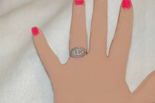 Load image into Gallery viewer, Victorian Diamond Cluster Ring