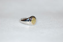 Load image into Gallery viewer, Limoncello Diamond Pave Silver Signet Ring