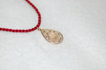 Load image into Gallery viewer, Opal Gold Filigree Necklace