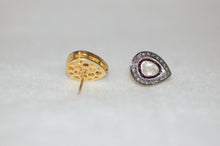 Load image into Gallery viewer, Diamond Pear Shape Stud Earrings