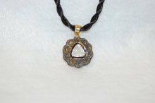 Load image into Gallery viewer, Antique Style Bold Scroll and Filigree Diamond Necklace