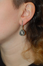 Load image into Gallery viewer, Large Diamond Tear Drop Earrings