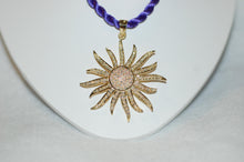 Load image into Gallery viewer, Victorian Style Diamond Sun Pendant