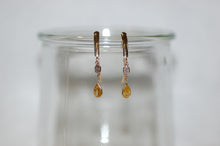 Load image into Gallery viewer, Fancy Diamond Mix Cut Drop Earrings