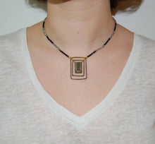 Load image into Gallery viewer, Art Deco Labradorite Necklace