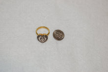 Load image into Gallery viewer, Rose Cut Diamond Heart Ring