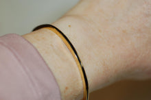 Load image into Gallery viewer, Hidalgo Think Enamel Half Rope 18K Gold Bracelet