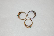 Load image into Gallery viewer, Tri Color Cabochon Ring
