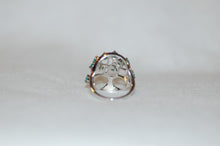 Load image into Gallery viewer, Emerald Tree of Life Ring