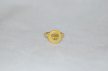 Load image into Gallery viewer, Melow Yellow Diamond and Enamel Ring