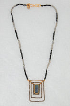 Load image into Gallery viewer, Art Deco Labradorite Necklace