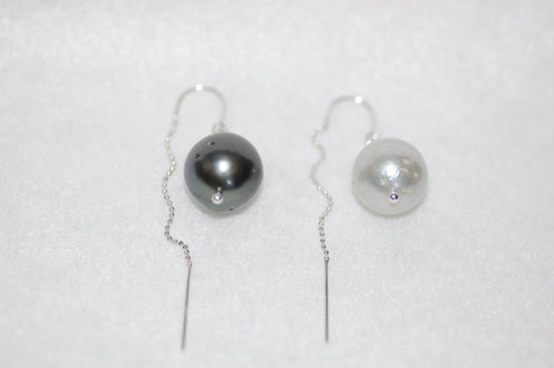 Black and White Pearl Threads