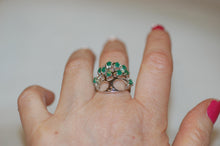 Load image into Gallery viewer, Emerald Tree of Life Ring