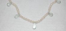 Load image into Gallery viewer, Mint Amethyst Drops and Pearl Necklace