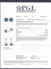 Load image into Gallery viewer, Sapphire Stud Earrings