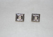 Load image into Gallery viewer, Geometric Diamond Stud Earrings