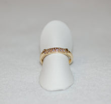 Load image into Gallery viewer, Diamond Pave Bar Ring