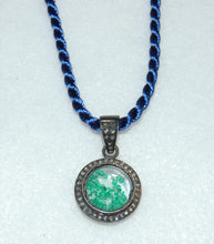 Load image into Gallery viewer, Floating Emerald Pendant