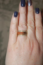Load image into Gallery viewer, Hidalgo Rainbow Swirl Enamel Band in 18K Yellow Gold
