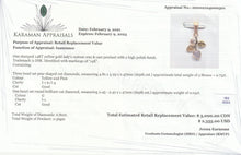 Load image into Gallery viewer, Fancy Diamonds Four Leaf Gold Necklace