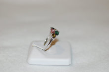 Load image into Gallery viewer, Six Teardrop Tourmaline Ring