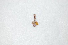 Load image into Gallery viewer, Fancy Color Diamonds Round Petal Necklace