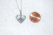 Load image into Gallery viewer, Diamond Stained Glass Heart Pendant