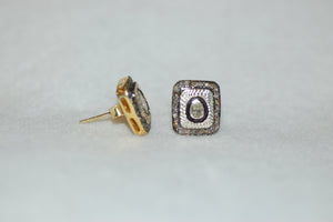 Diamond Cobblestone Earrings