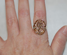 Load image into Gallery viewer, Diamond Tree of Life Ring