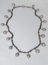 Load image into Gallery viewer, Baroque Pearl Drop Fringe Necklace