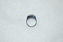 Load image into Gallery viewer, Tourmaline and Onyx Signet Ring