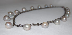 Baroque Pearl Drop Fringe Necklace