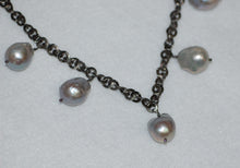 Load image into Gallery viewer, Baroque Pearl Drop Fringe Necklace