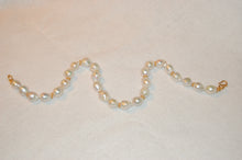Load image into Gallery viewer, Baroque White Pearl and Bali Bead Necklace