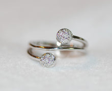 Load image into Gallery viewer, Diamond Pave Bypass Ring