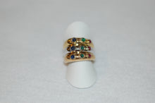 Load image into Gallery viewer, Tri Color Cabochon Ring